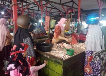 Stok Terbatas, Harga Ayam Potong di Pasar SAIK Kuala Pembuang Mulai Naik