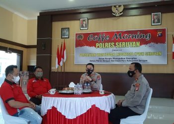 Kapolres Seruyan Perkuat Sinergitas Dengan Insan Pers