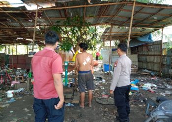 Di Bacok Teman Seperjuangan, Karyawan Rongsokan Dapat 21 Jahitan Di Badan