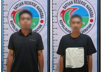 Polres Seruyan Gulung Dua Terduga Pengedar Sabu di Hanau