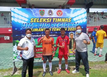 Mantap, Dua Atlet Sepak Bola Seruyan Ikuti Seleksi Timnas U-19