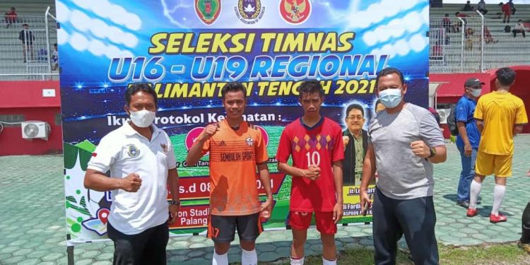 Mantap, Dua Atlet Sepak Bola Seruyan Ikuti Seleksi Timnas U-19