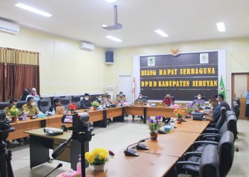 DPRD Seruyan Gelar Paripurna Penyampaian KUA PPAS TA 2021