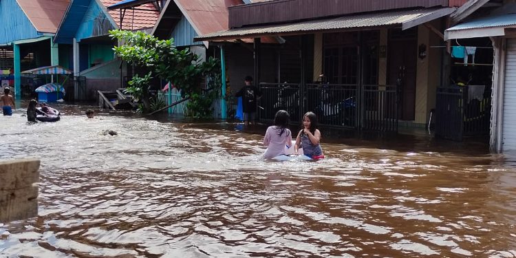 4 Kecamatan dan 17 Kelurahan di Palangka Raya Terendam Banjir 