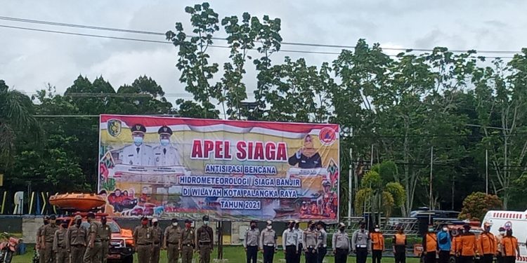 BPBD Palangkaraya Gelar Apel Siaga Antisipasi Bencana Hidrometeorologi