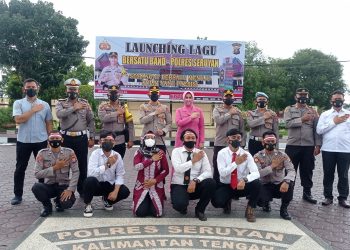 Polres Seruyan Lounching Lagu Baru