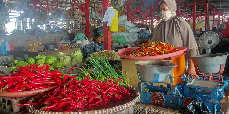 Harga Cabai Di Kuala Pembuang Beranjak Turun
