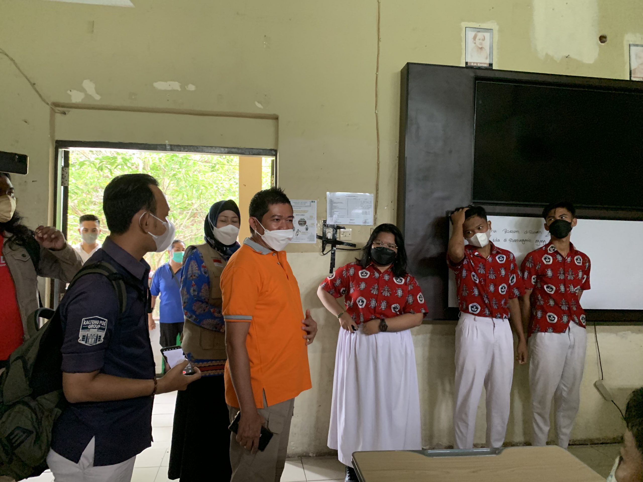 Satgas Covid-19 Palangka Raya Razia Masker Ke Sekolah-Sekolah PTM
