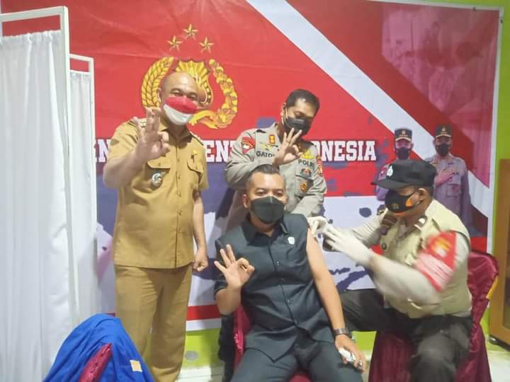 Jalani Vaksinasi Booster, Ketua DPRD Seruyan Sampaikan Ini
