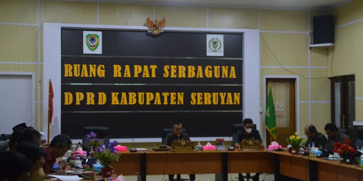 Perubahan Fraksi DPRD Seruyan di Paripurnakan