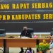 Sampaikan Hasil Reses, DPRD Seruyan Gelar Paripurna