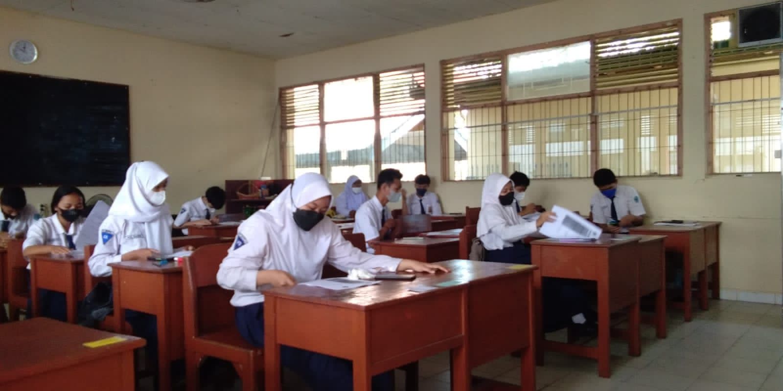 Tiga Minggu Jalani PTM, Siswa Kelas IX SMPN 1 Palangka Raya Akui Lebih Fokus Terima Pembelajaran