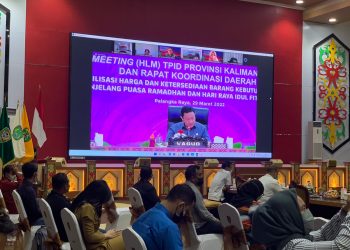 Bahas Berbagai Risiko Inflasi Jelang Ramadhan, TPID Kalteng Gelar High Level Meeting