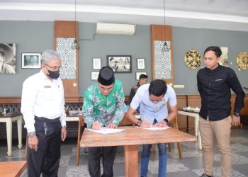 Bina Hubungan Kemitraan, BPC HIPMI dan IAIN Palangka Raya Teken MoU