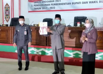 Masa Jabatan Bupati dan Wabup Berakhir, DPRD Gelar Paripurna