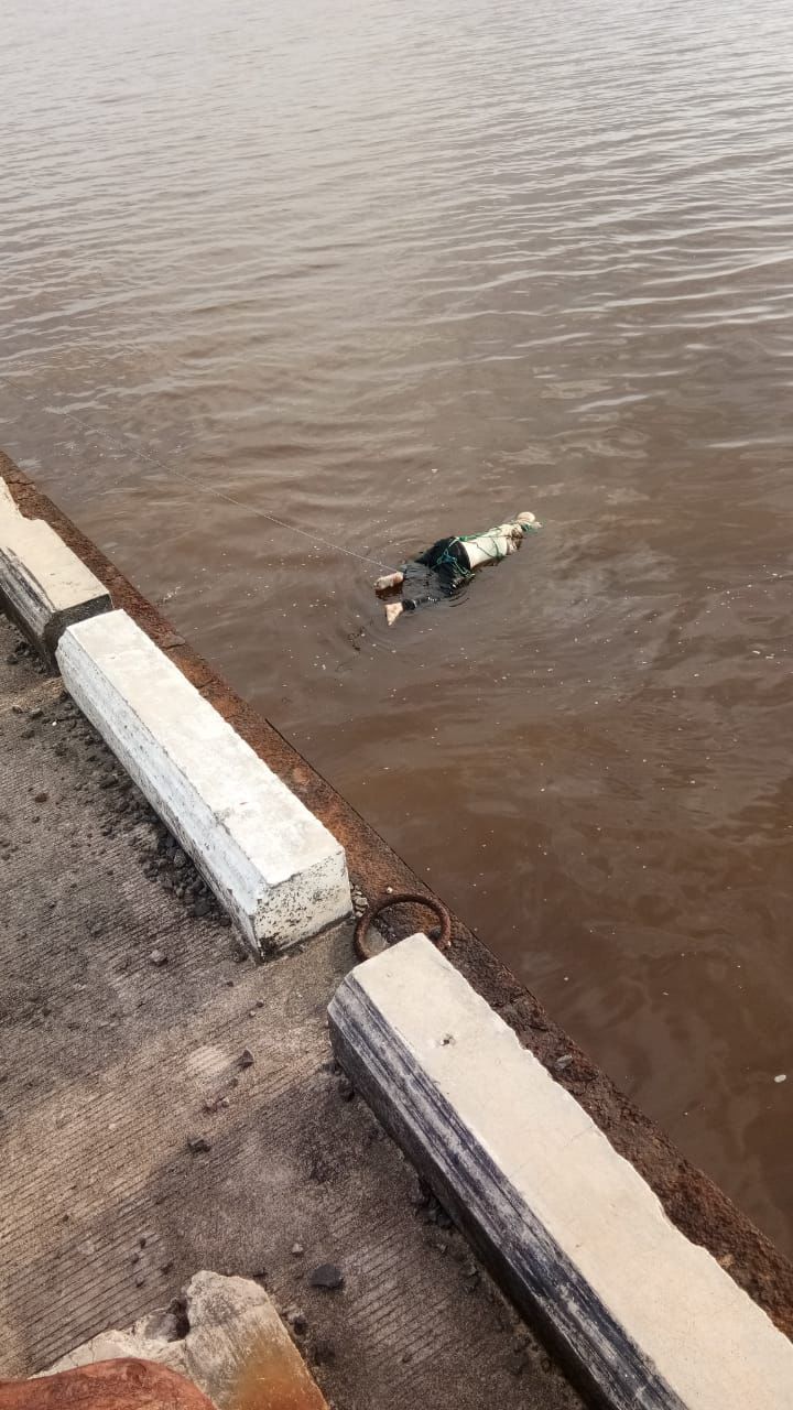 Diduga Diserang Buaya, Mayat Seorang Pria Mengapung di Pesisir Pelabuhan Segintung
