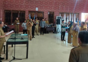 Bupati Seruyan Lantik 4 Pejabat Struktural