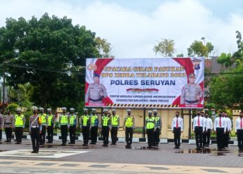 Polres Seruyan Gelar Pasukan Operasi Zebra Telabang