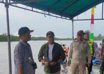 Bupati Seruyan Buka Balap Ketinting Di Desa Pematang Limau