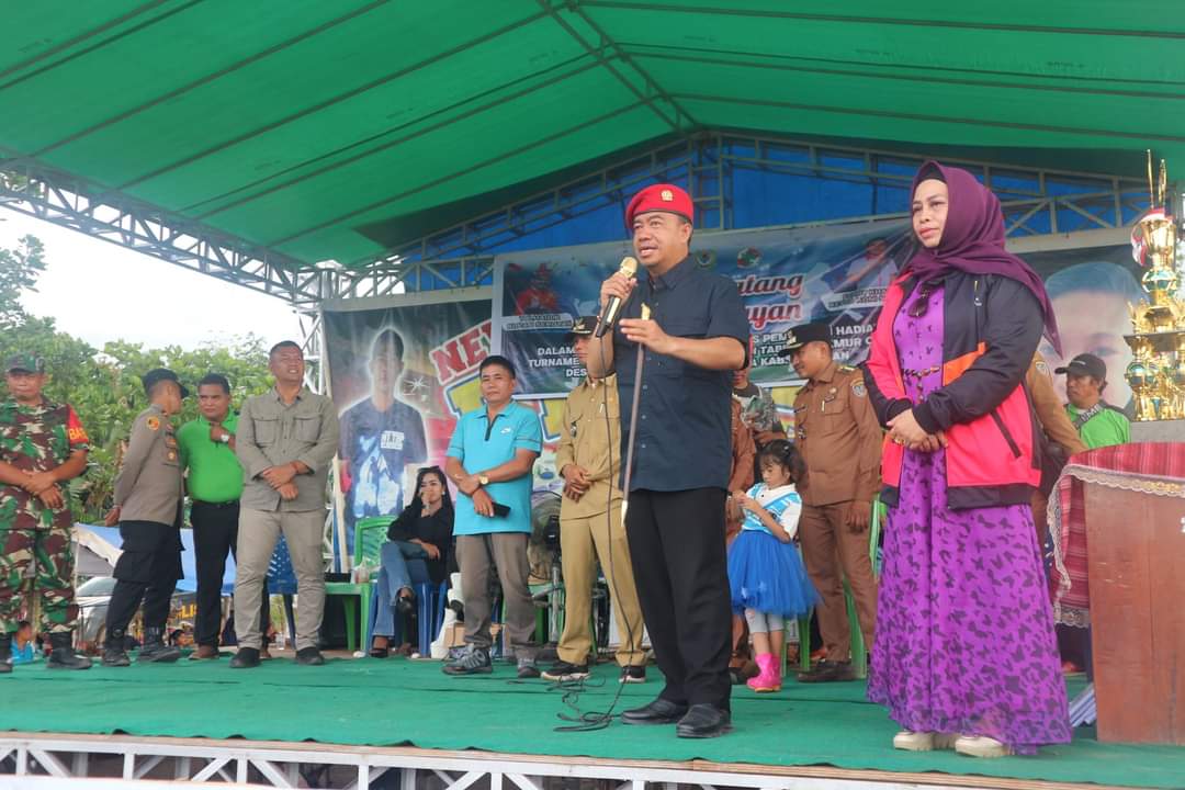 Hadiri HUT Desa Bangkal, Bupati Seruyan Harapkan Hal Ini