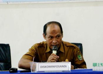 Diskominfosandi Menyampaikan Paparan Terkait Penguatan Satu Data Indonesia