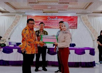Barito Utara Mengikuti Kegiatan Sosialisasi Layanan Bantuan Atau Penyuluhan Hukum Bagi Pelaku UMK