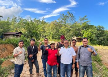 PT MPG Melakukan Program Perbaikan 4 Jembatan Yang Terputus dalam Desa Karamuan Kecamatan Lahei