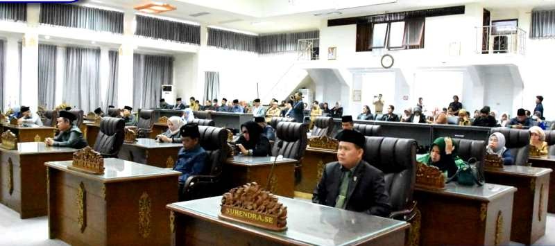 Usai Rapat Paripurna I DPRD Dalam Rangka Penyampaikan LKPj Bupati Barut Tahun Anggaran 2023