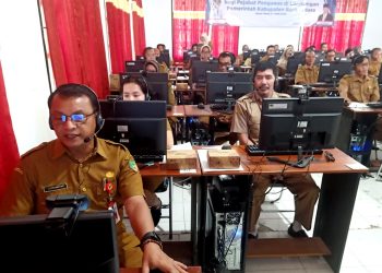 Pj Sekda Barut Melaksanakan Tes Assesment Dalam Rangka Sisten Merit