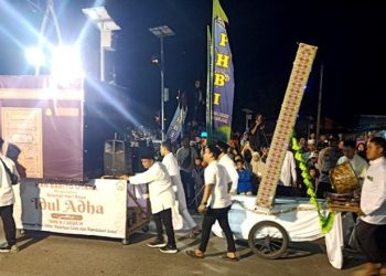 Pemkab Barut Adakan Pawai Takbir Akbar Dalam Rangka Memeriahkan Hari raya Idul Adha 1445 H
