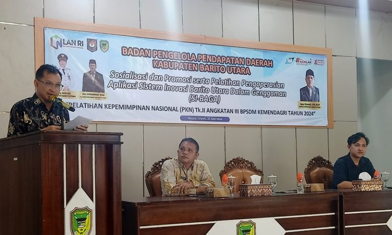 BPPD Barut Gelar Kegiatan Sosialisasi dan Promosi Serta Pelatihan Operasian SI BAGA