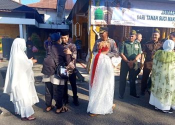 Pemkab Barut Sambut Kedatangan Para Jamaah Haji