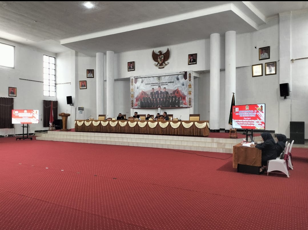 Raperda Perubahan APBD 2024 Disetujui Untuk Dibahas
