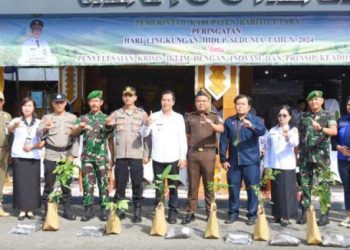 Pemkab Barut Gelar Upacara Peringatan Hari Lingkungan Hidup Sedunia Tahun 2024