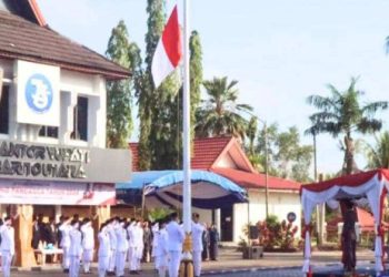 Pemkab Barut Gelar Apel Dalam Rangka Peringari Hari Lahir Pancasila