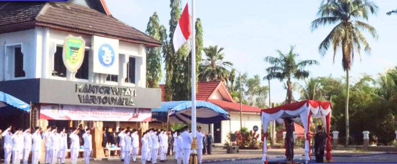 Pemkab Barut Gelar Apel Dalam Rangka Peringari Hari Lahir Pancasila
