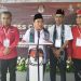 Ratusan Simpatisan Temani Pasangan Pajri – Totok Mendaftar ke KPU Seruyan