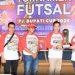 Pj.Bupati Barut Buka Secara Resmi Tournament Futsal Pj.Bupati Cup Tahun 2024