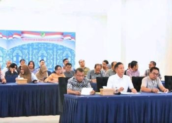 Pj Bupati Barut Laksanakan Zoom Meeting Bersama Tim Asistensi Itjen Kemendagri
