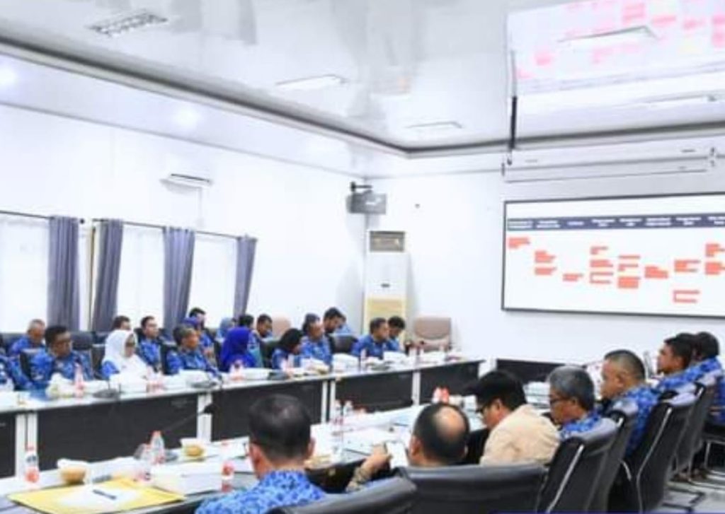 Pemkab Barut Gelar Rakoor Bersama KPK RI Tekait Pemberantasan Korupsi