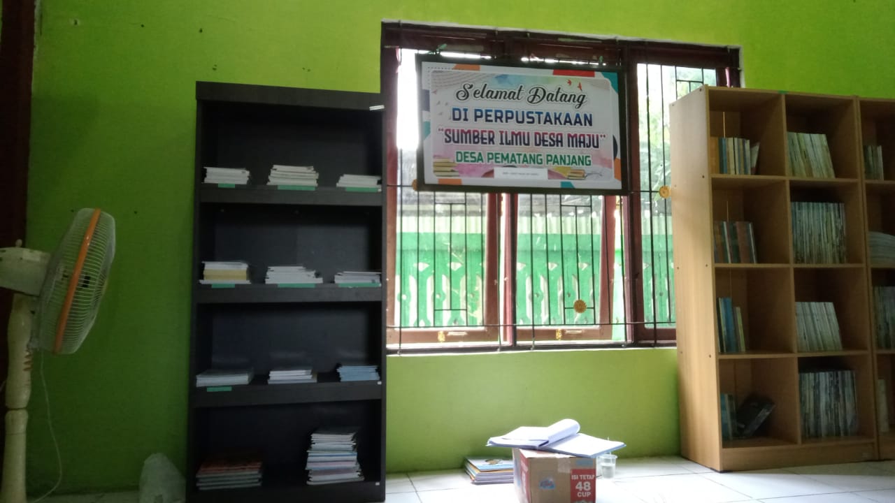 Kurang Sosialisasi, Perpustakaan Desa Pematang Panjang Sepi Pengunjung