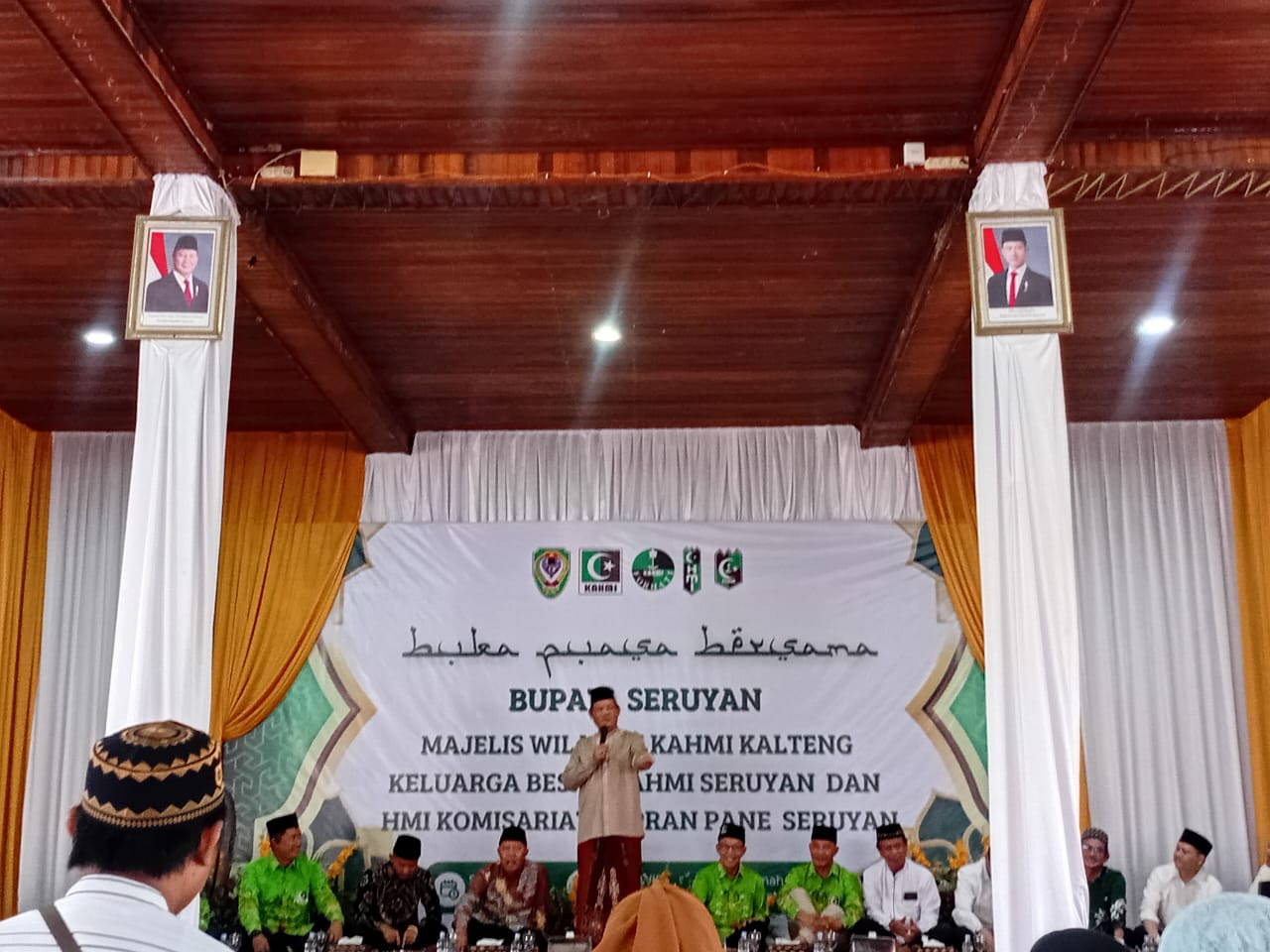 Bupati Seruyan Hadiri Buka Puasa Bersama HMI dan KAHMI