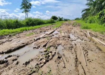 Petani Seruyan Keluhkan Jalan Rusak, Panen Terancam Terganggu