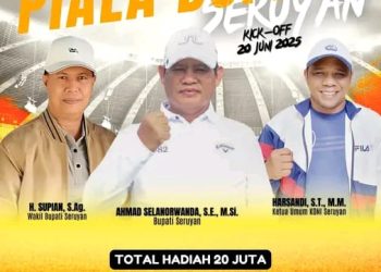 Open Turnamen Sepak Bola Piala Bupati Seruyan Siap Digelar, Perebutkan Total Hadiah Rp 20 Juta