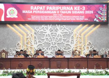 DPRD Kalteng Gelar Rapat Paripurna Penetapan Agustiar Sabran dan Edy Pratowo Sebagai Gubernur dan Wagub Terpilih 2025-2030