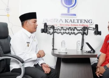 Bupati dan Wabup Murung Raya Hadiri Podcast Antara Kalteng, Paparkan Program Unggulan HEBAT