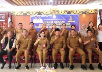 Bupati Murung Raya Buka Sosialisasi Pemanfaatan Data Disdukcapil