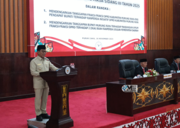 Bupati Mura Jawab Pandangan Fraksi DPRD Soal Dua Raperda