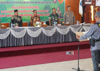 Pelatihan Satlinmas Mura Tingkatkan Profesionalisme