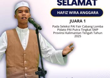 Siswa SMPN 1 Muara Teweh Juara 1 Pidato PAI Kalteng, Siap Wakili Provinsi ke Tingkat Nasional